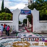 Entrada al Ex-Convento San Miguel Arcángel el Aniversario de los Adoradores Nocturnos del 2012