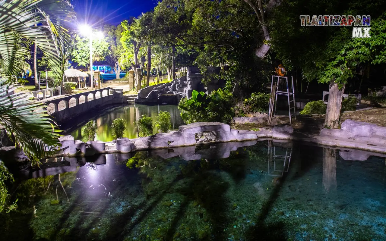 Las positas de noche.