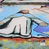 Tapete con imagen de Jesucristo.