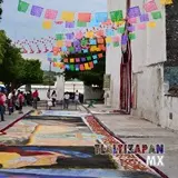 Conjunto de tapetes a la entrada.