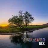 Hermoso paisaje del Canal de Tlaltizapán al amanecer