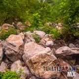 Paisaje dentro del cañón del Cerro de Santa María en Tlaltizapán, Morelos