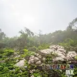 Paisaje dentro del cañón del Cerro de Santa María en Tlaltizapán, Morelos