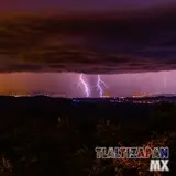 Tormenta eléctrica en la zona sur de Morelos