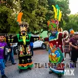 Chinelos de Tlaltizapan en el Carnaval de Alejandra 2022