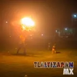 Torito de fuego en el Carnaval de Alejandra