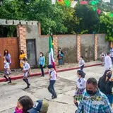 Escolta a la bandera escuela Unión Proletaria