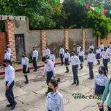 Desfile del alumnado de la preparatoria UAEM 6 Tlaltizapán.