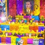 Ofrenda de la secundaria Lázaro Cárdenas