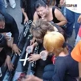 Las viudas de Juan carnaval lloran desconsoladamente