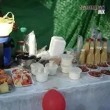 Venta de frutas tradicionales , feria del carnaval de Tlaltizapán 2006
