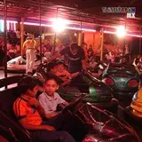 Carritos chocones en la feria del carnaval