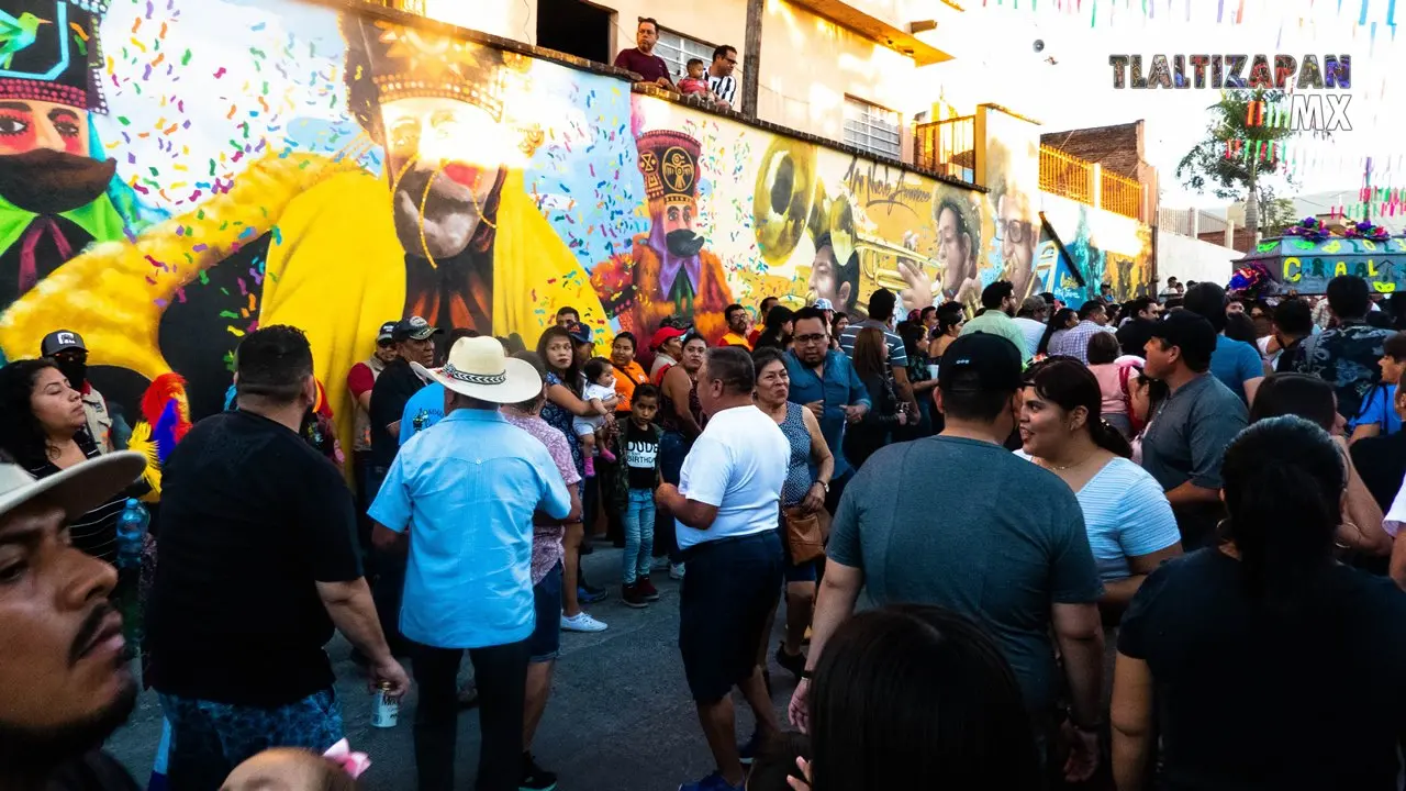 Jueves de carnaval en la Vicente guerrero en Tlaltizapán, Morelos.