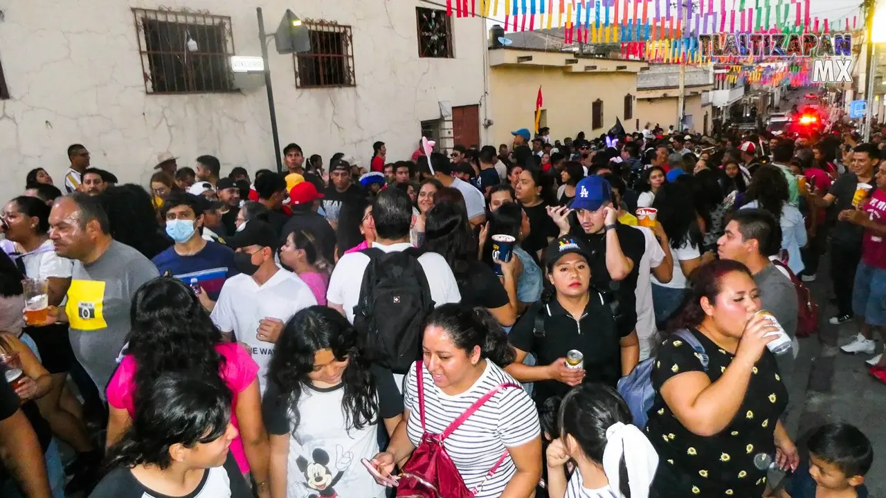 La tarde del jueves de carnaval en Tlaltizapán, Morelos.