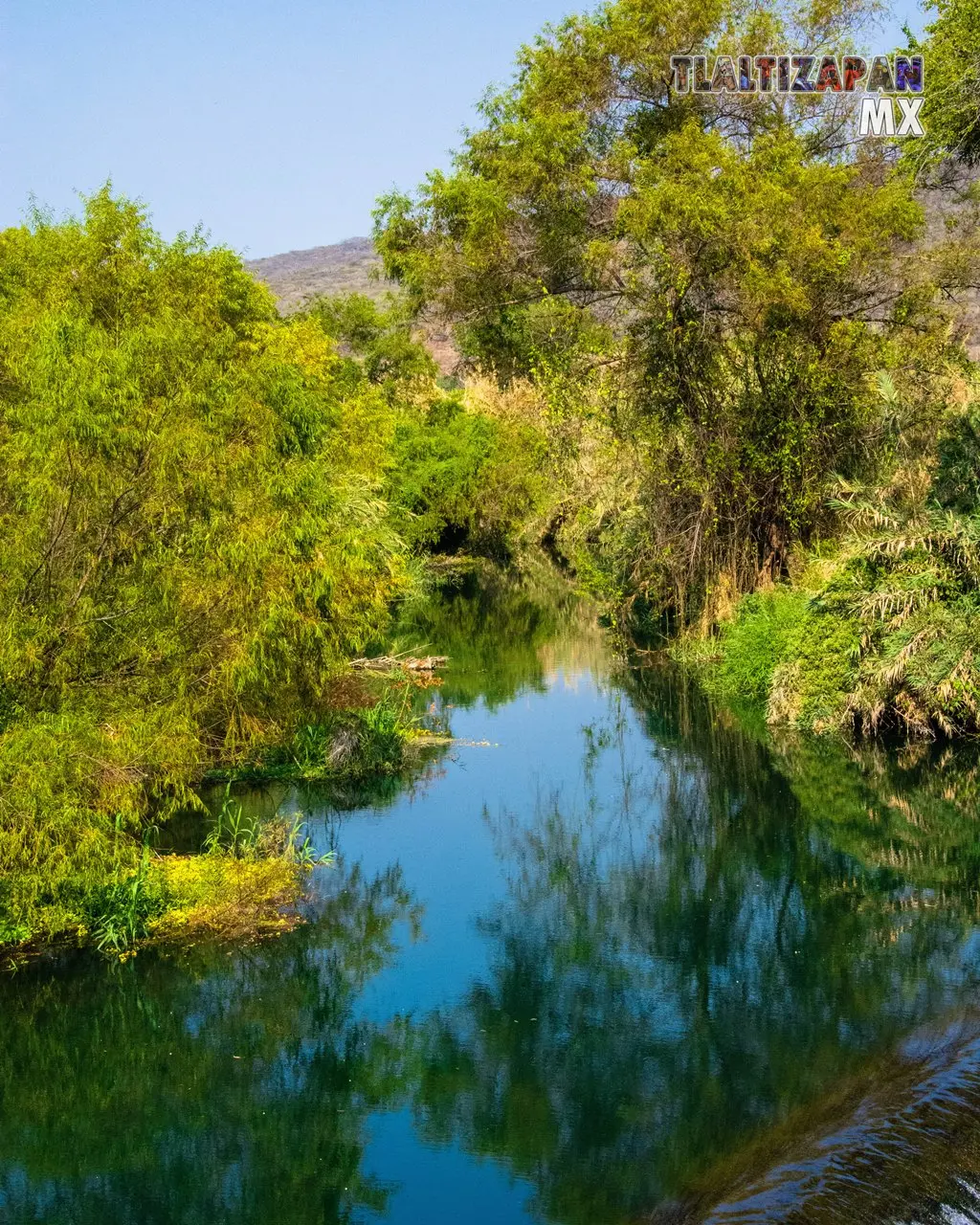 Paisaje del rio de Yautepec junto a la Toma de Alejandra