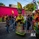 Sorprendente Chinelo en carnaval Tlaltizapán