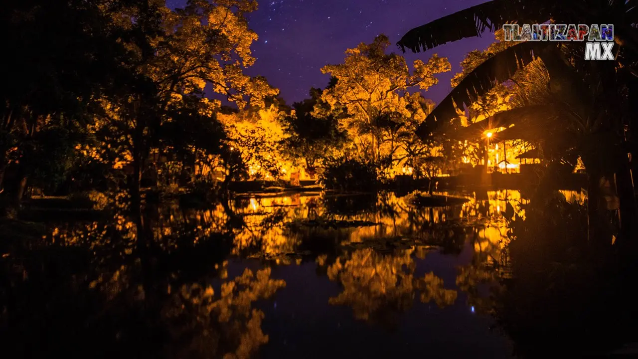 Veo estrellas sobre el lago.