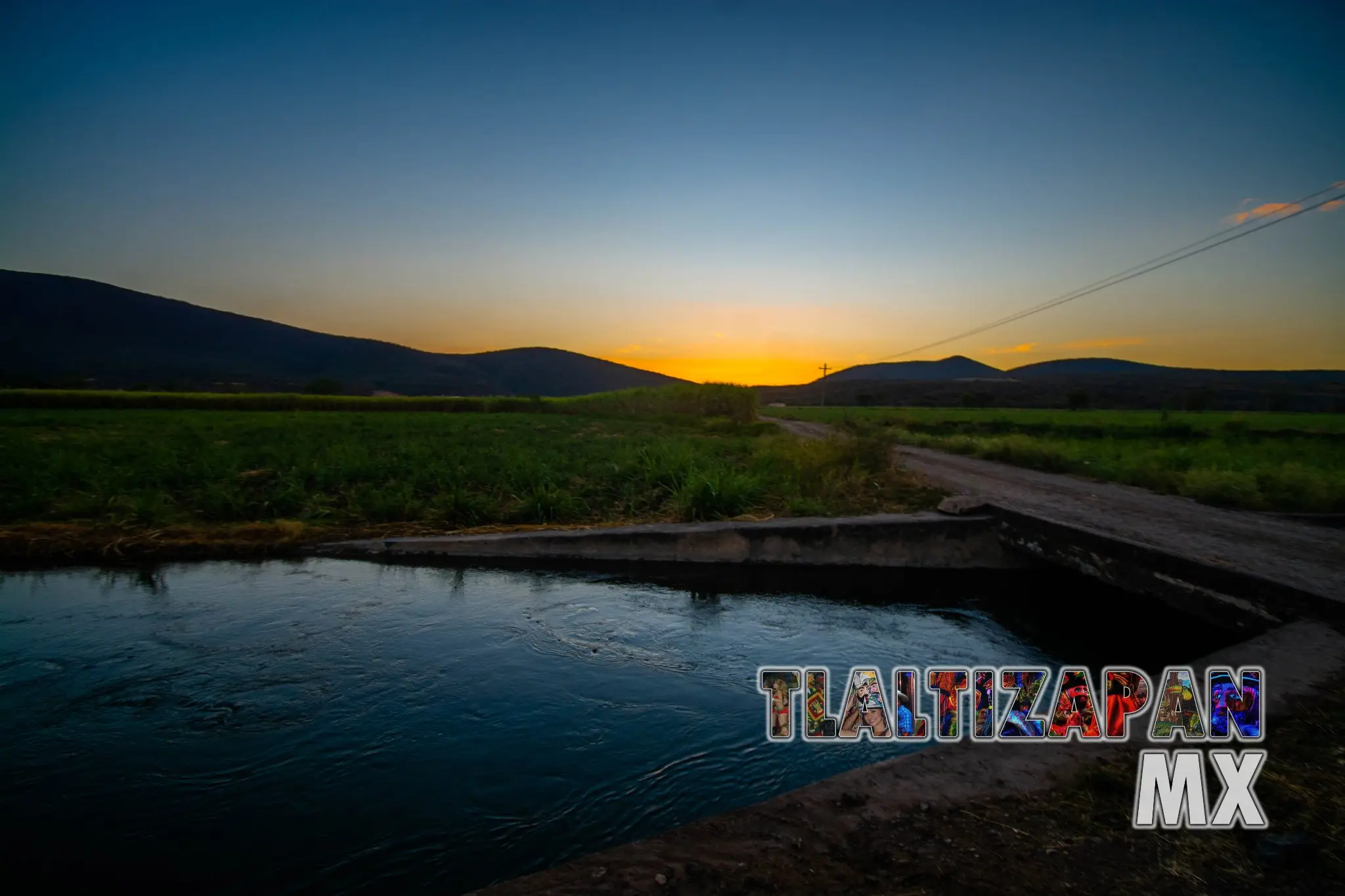 Hermoso amanecer entre los campos de Tlaltizapan, Morelos, México