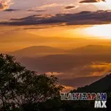 Hermoso amanecer visto desde el cerro Santa María de Tlaltizapán, Morelos