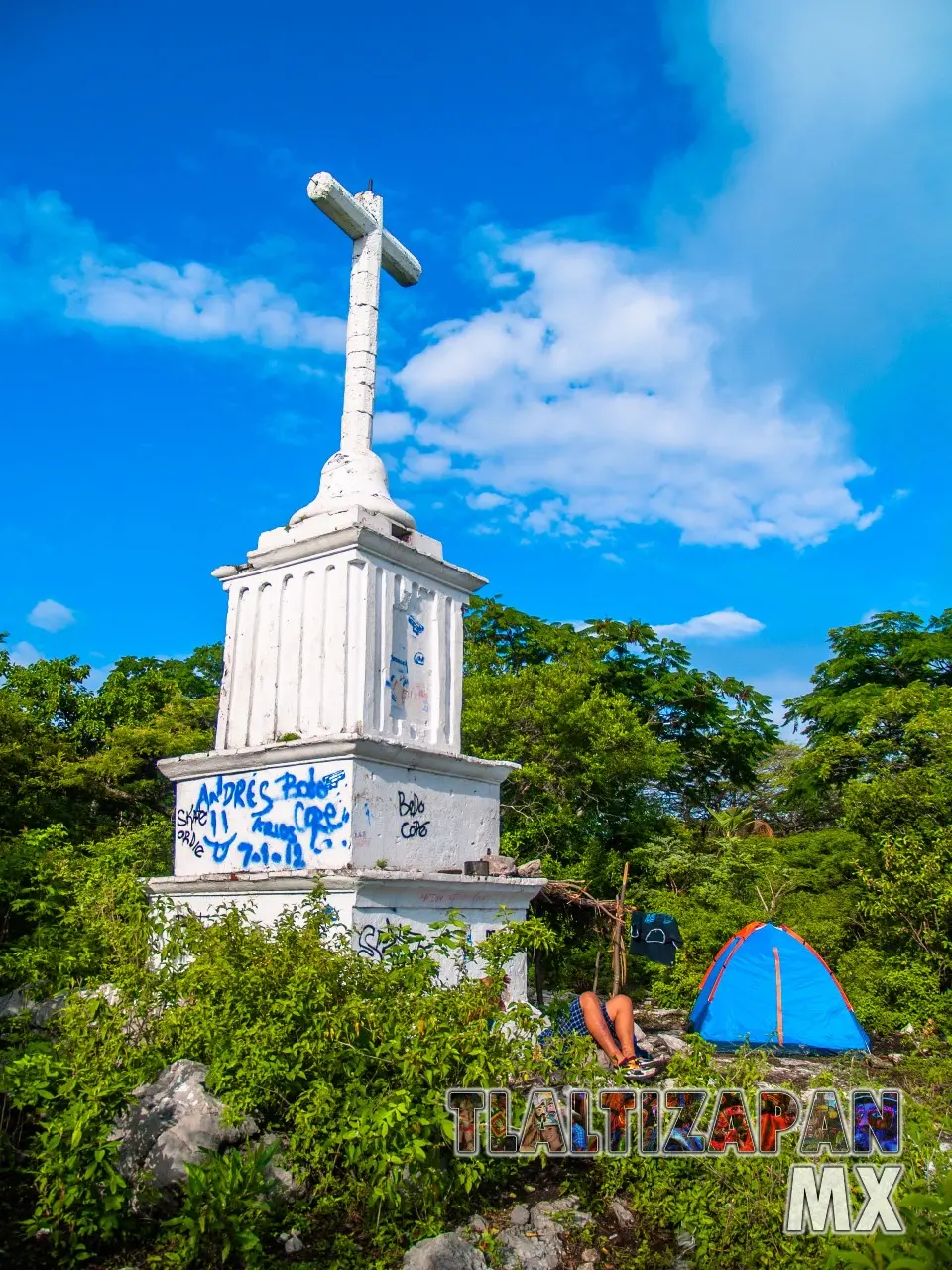 La cruz del cerro de Santa María