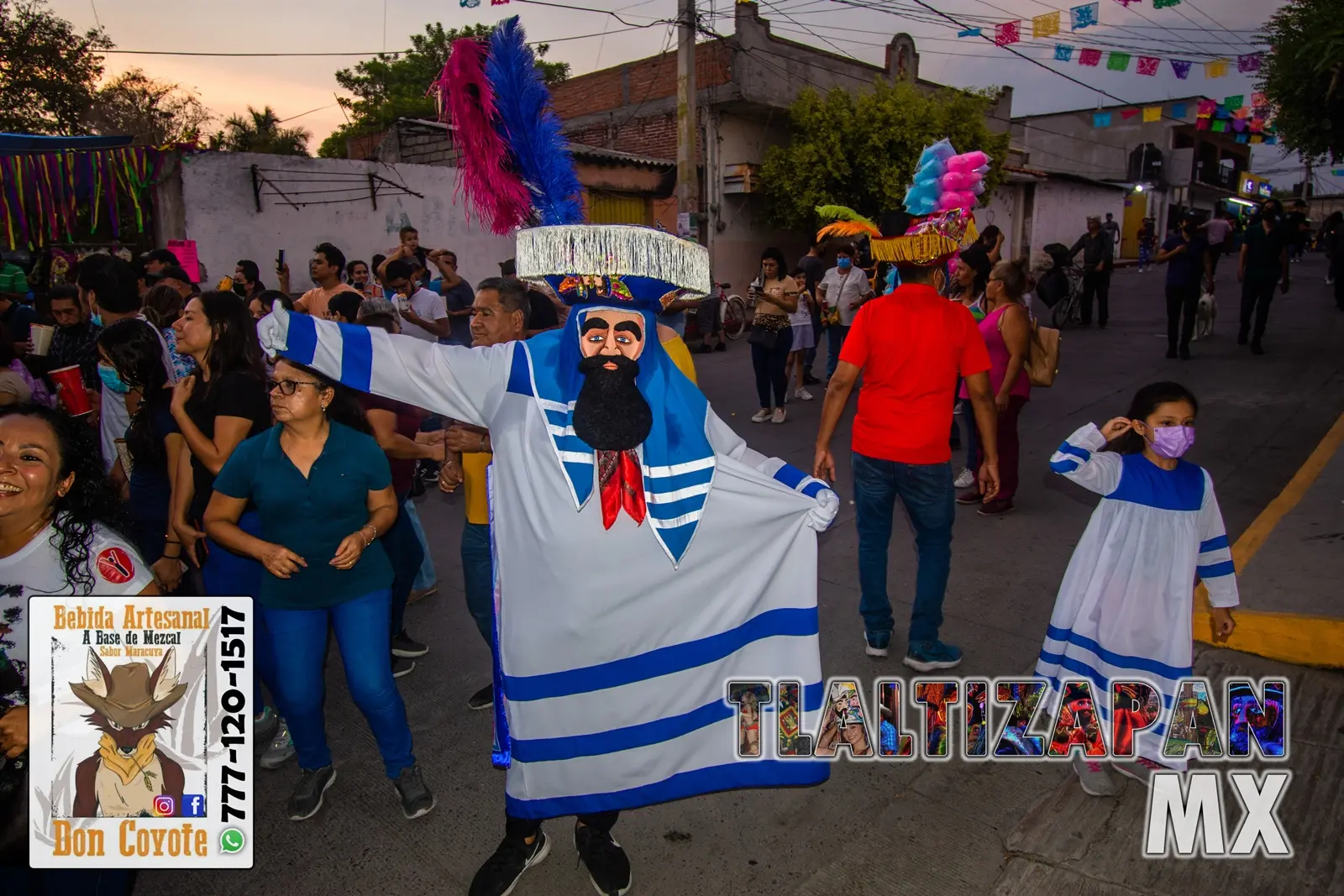 Chinelo estilo Tlayacapan en el Primer Encuentro de Comparsas