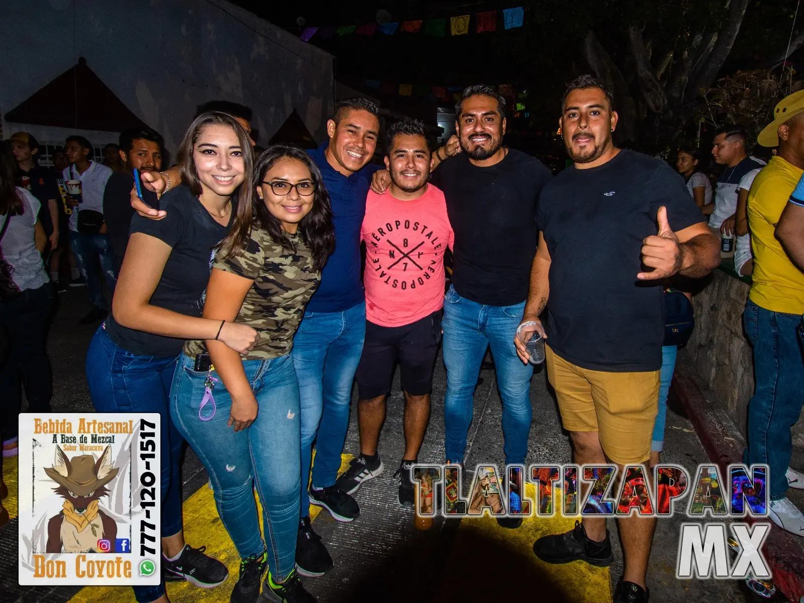 Jovenes disfrutando del Primer Encuentro de Comparsas en Tlaltizapán