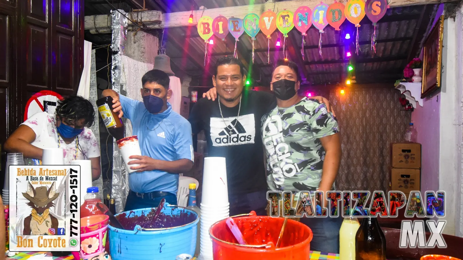 Barra de micheladas del Emir en el Encuentro de Comparsas