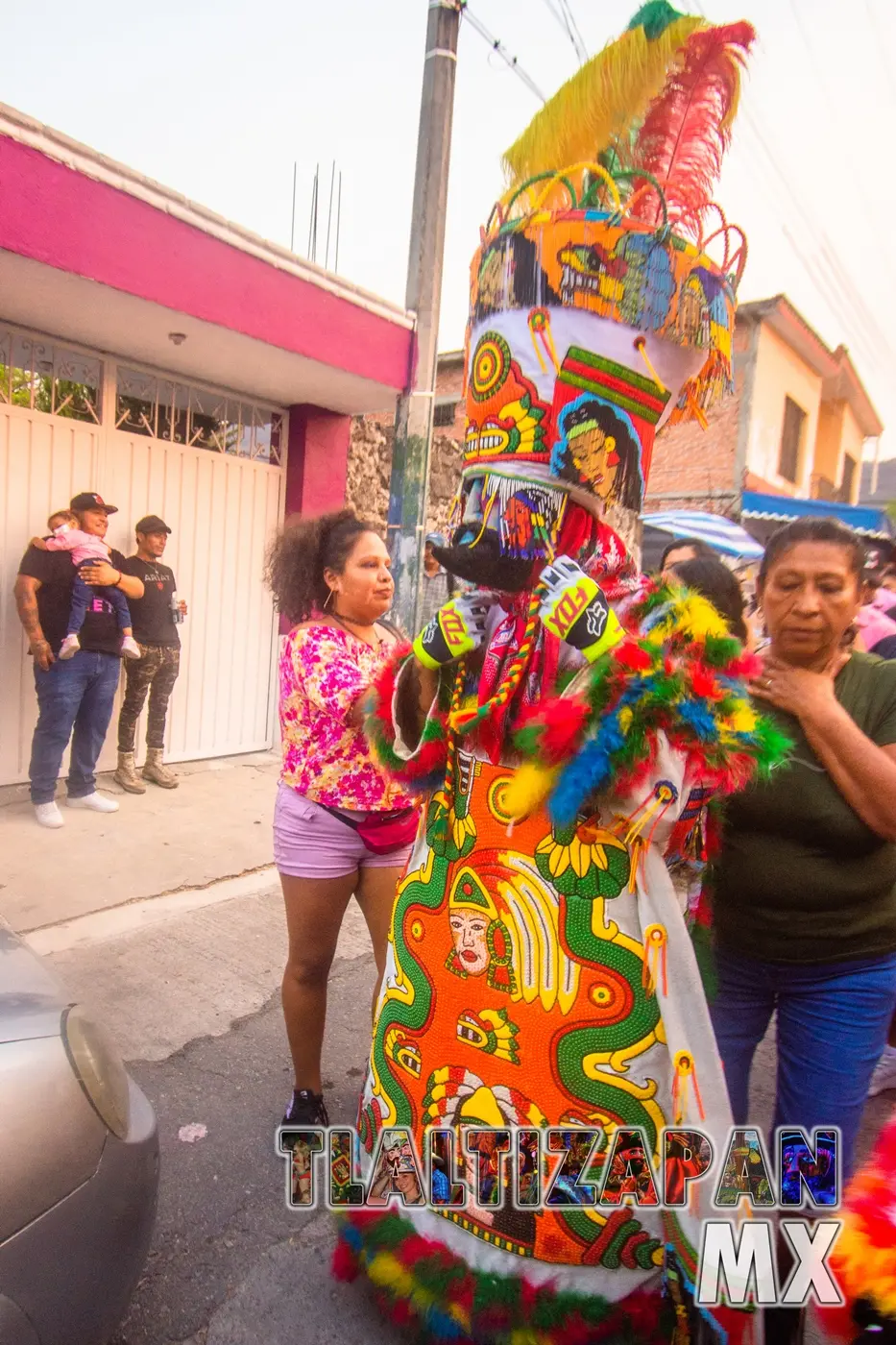 Chinelo Quetzalcóatl en carnaval Alejandra