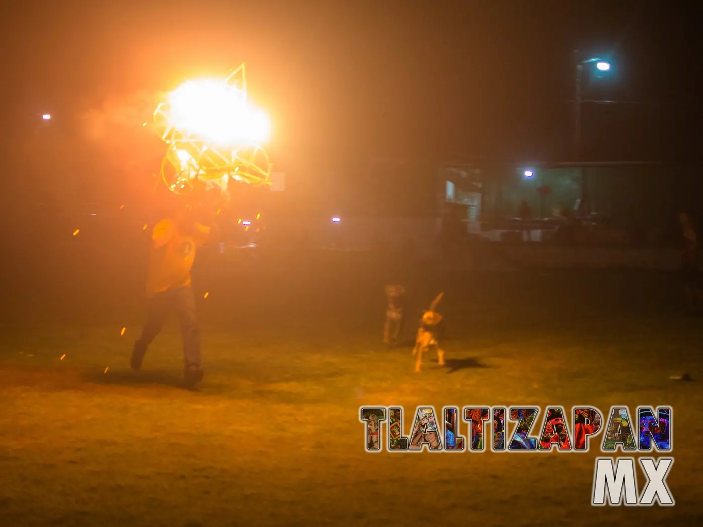 Torito de fuego en el Carnaval de Alejandra