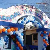 Arco de bienvenida al carnaval de Tlaltizapán 2006