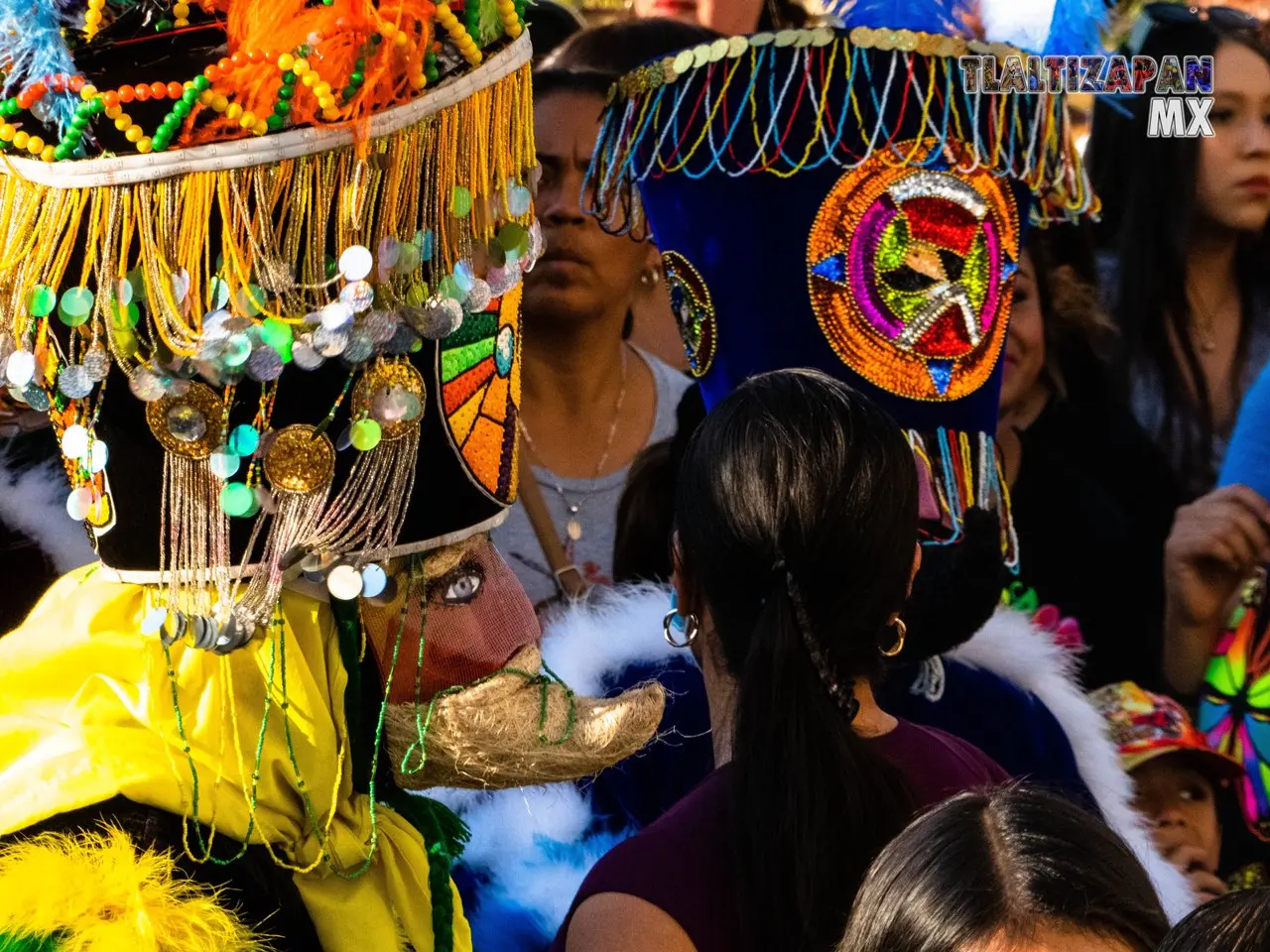 Chinelos en el segundo convite de Tlaltizapán 2023.