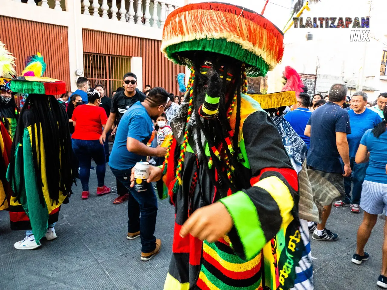 Chinelo en el segundo convite de Tlaltizapán, Morelos.