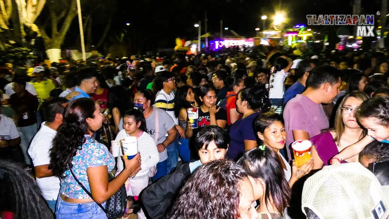 El centro de Tlaltizapán el sábado de convite.