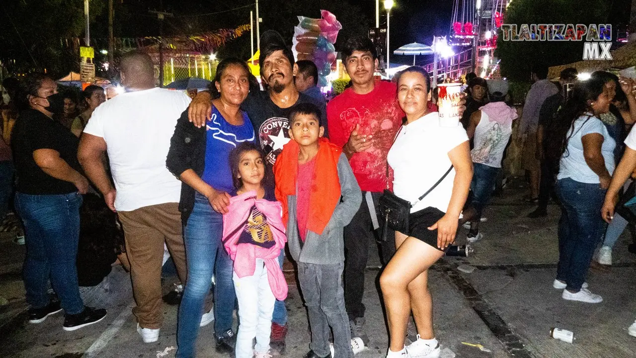 Ambiente familiar en el carnaval.