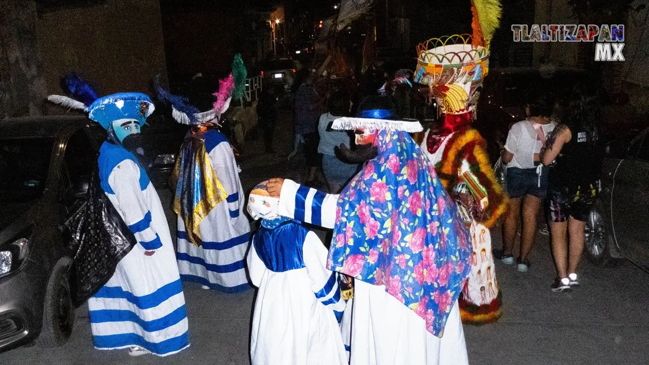 Calle Ignacio Zaragoza Sábado de carnaval en Tlaltizapán 2023.