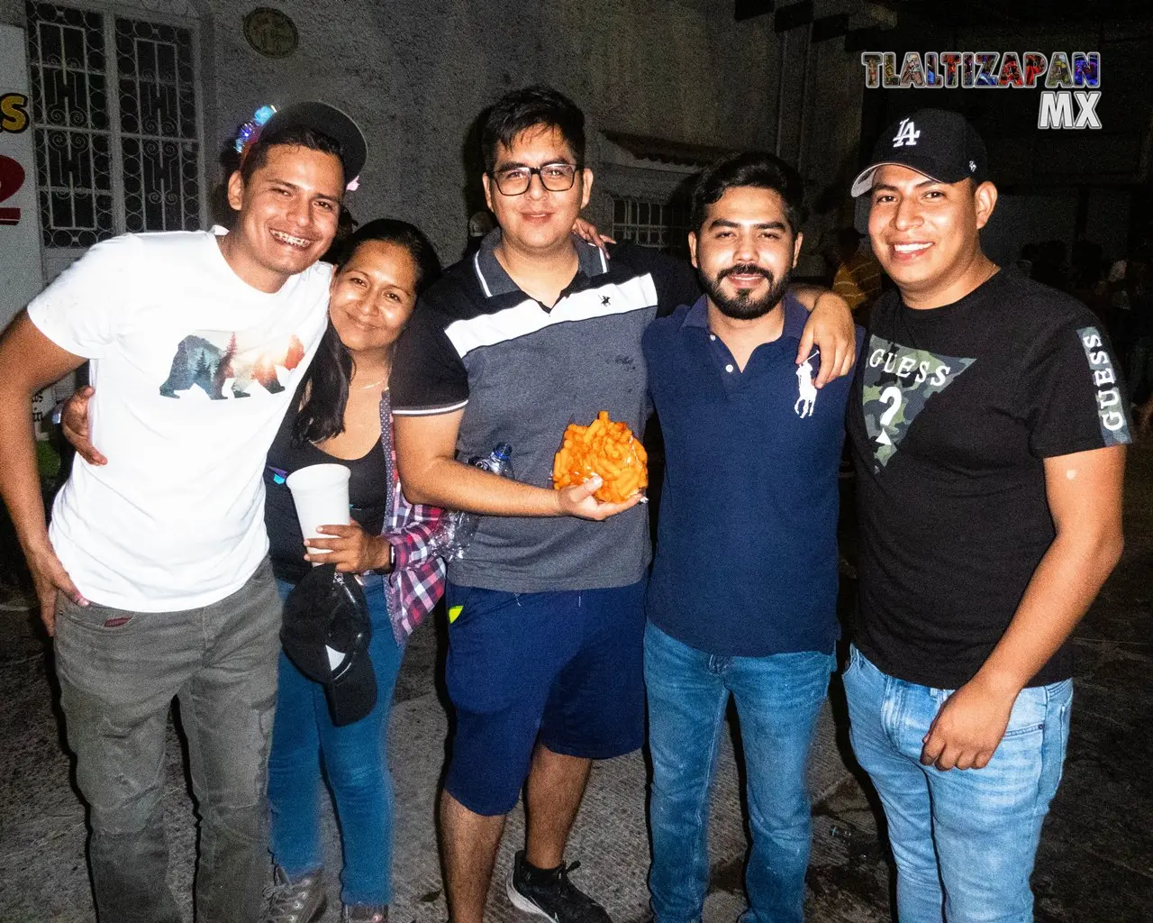 En el centro de Tlaltizapán durante el sábado de carnaval.