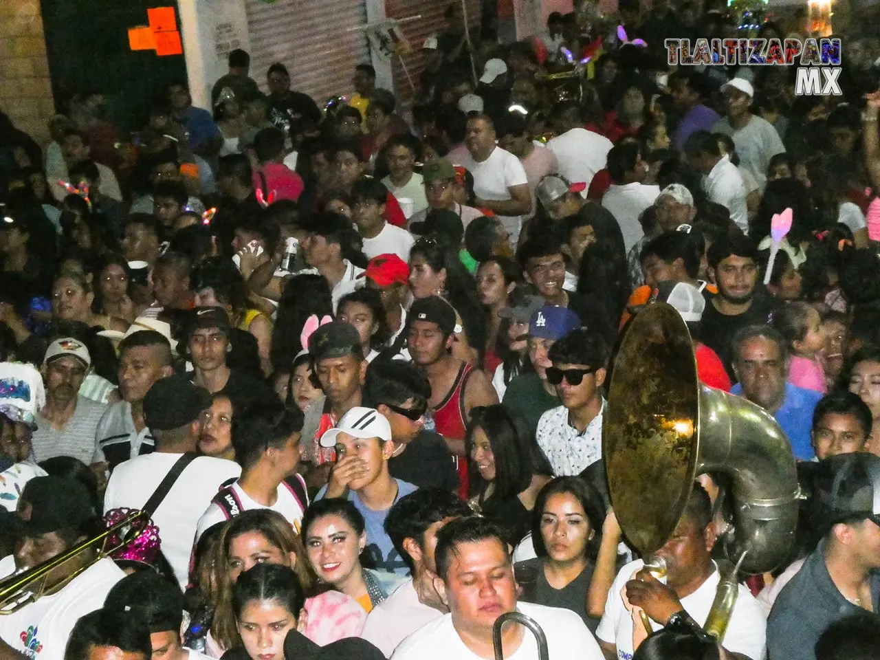 Noche de carnaval en Tlaltizapán.