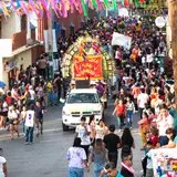 Avanza la comparsa en el carnaval 2023.