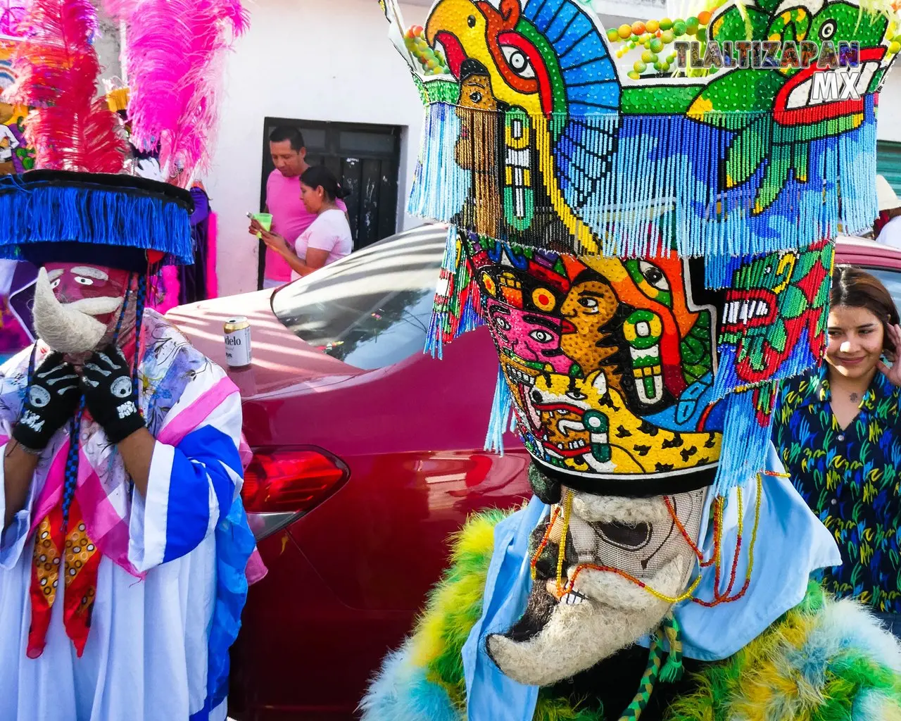 Chinelos listos en el martes del carnaval 2023.