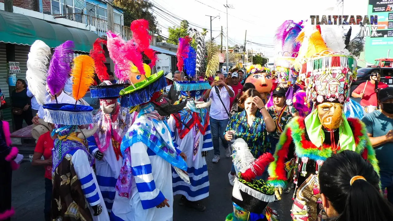 Recorrido del chinelo en Avenida 5 de Febrero 2023