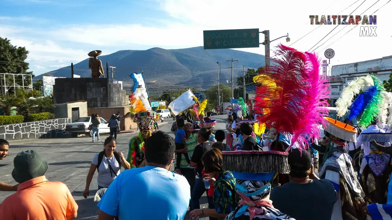 Tlaltizapán Morelos durante el carnaval del brinco de chinelo 2023