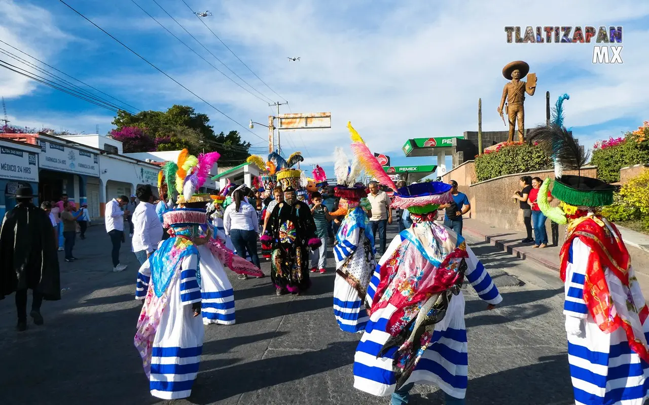 Tlaltizapán Morelos durante el carnaval 2023.