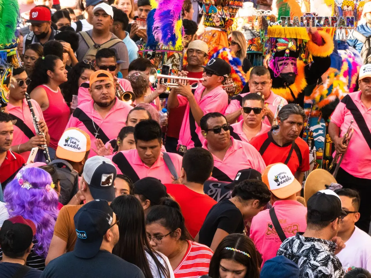 La banda de viento en el carnaval