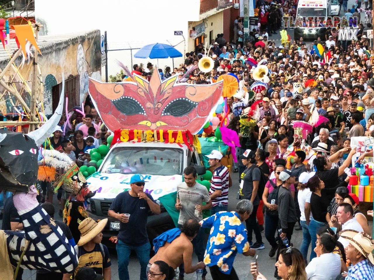 Martes de carnaval en Tlaltizapán 2023.