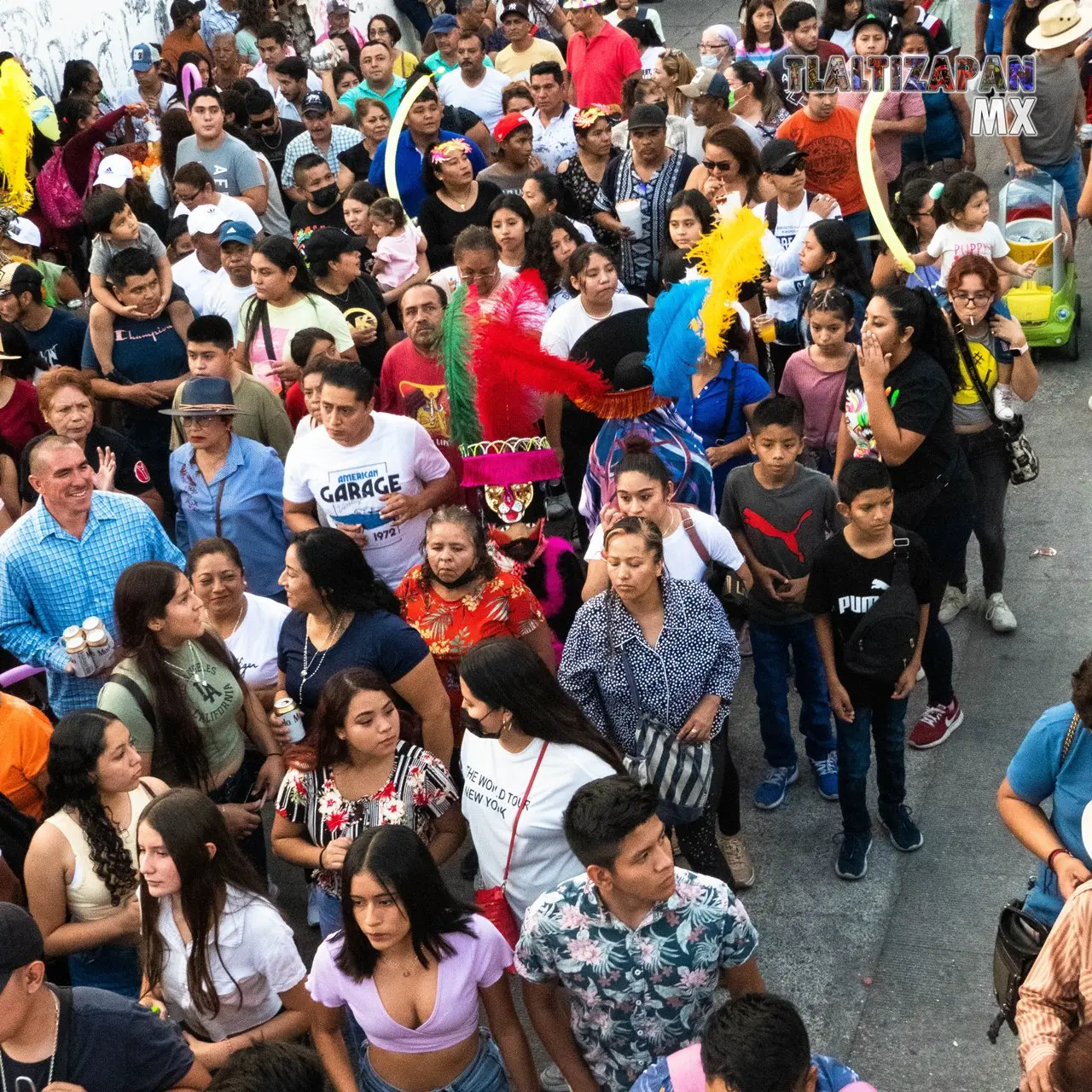 La tarde del martes de carnaval en Tlaltizapán 2023.