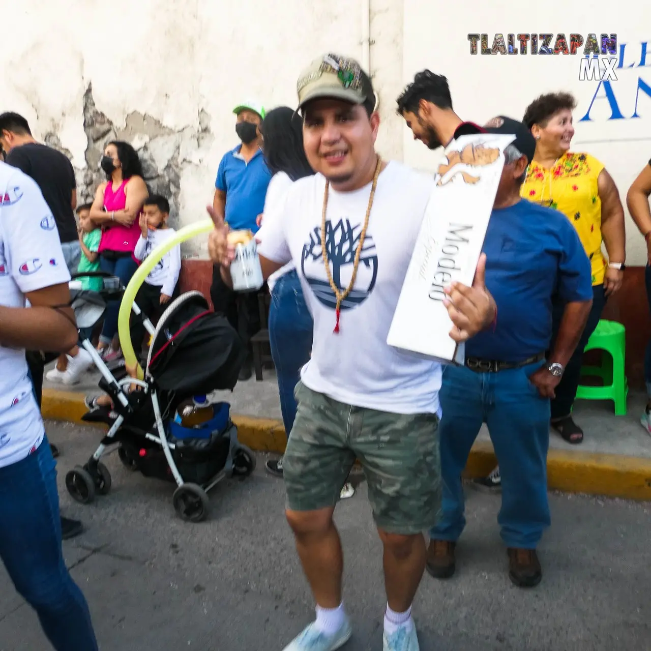 En el recorrido del martes de carnaval en Tlaltizapán.