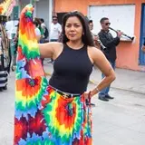 No podia faltar nuestra bella amiga que está presente en cada carnaval