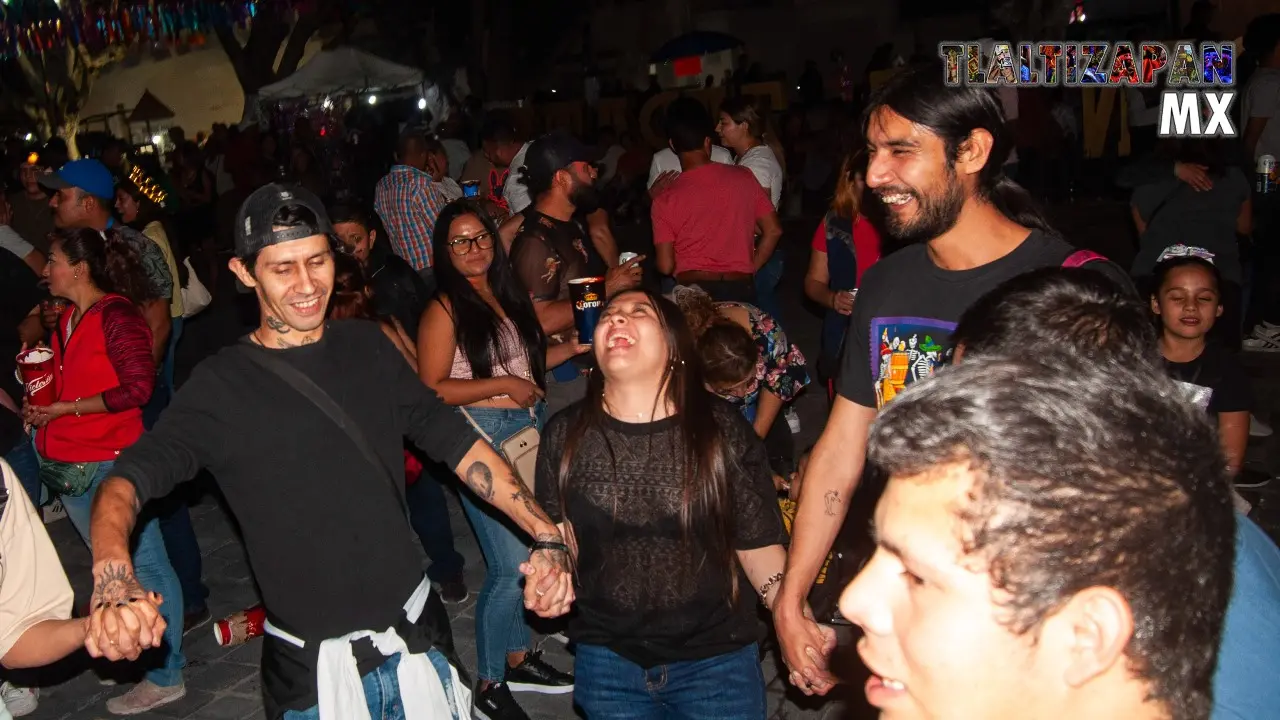 Noche de carnaval , zócalo de Tlaltizapán