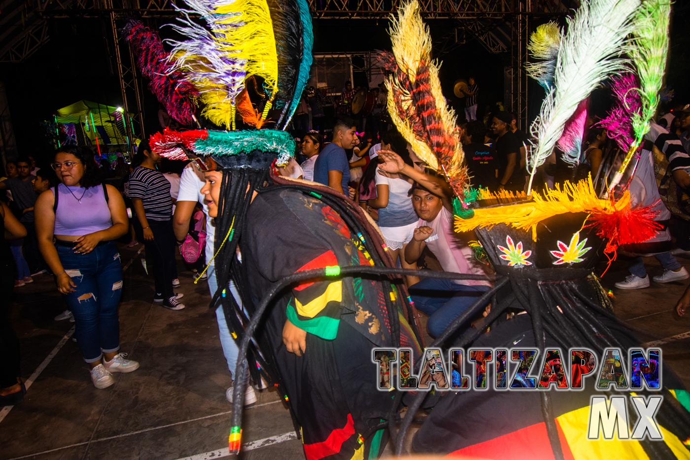 Chinelos “rasta” en carnaval Alejandra 2022