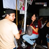 Noche de carnaval en el centro de Tlaltizapán.